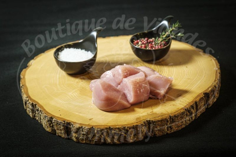 Bourguignonne de dinde coupée